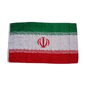 Flagge Iran 90 x 150 cm Fahne mit 2 Ösen 100g/m2 Stoffgewicht Hissflagge für Mast