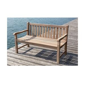 Garden Pleasure Teak Gartenbank Timberly 150 cm 3-sitzig mit Armlehne