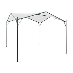 vidaXL Pavillon 3x3x2,6 m Weiß 180 g/m2