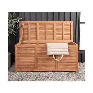 VENTURE HOME Teakholz Gartenbox Trento M   Natur   50x130x60 cm