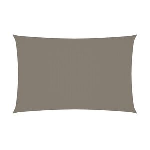 vidaXL Sonnensegel Oxford-Gewebe Rechteckig 2,5x5 m Taupe