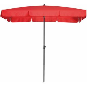 Sonnenschirm Sunline Waterproof iii 260 x 150, 2,60 x 1,50 m, rot, Bezug aus 100% Polyester, Gestell aus Stahl, 4,7 kg - Doppler