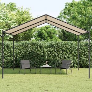 Gartenpavillon Gartenzelt Outdoor Partyzelt Beige 4x3 m Stahl und Stoff XDGN276157 MaisonChic