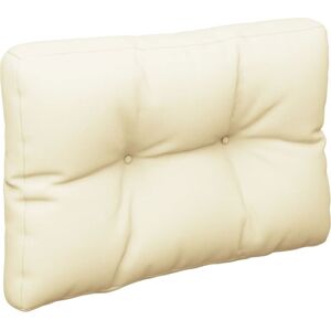 LONGZIMING Palettensofa-Kissen Creme 60x40x12 cm