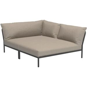 Houe Level 2 Outdoor Cozy Corner right dark grey taupe