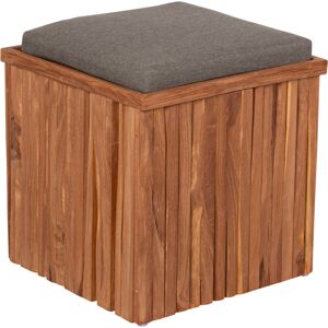 deVries Woodie Box Schatulle inkl. Kissenauflage uni taupe