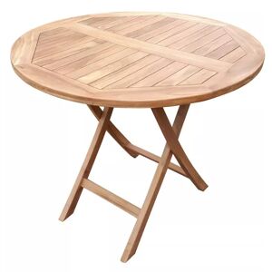 deVries Tisch Woodie 90 cm rund Teak