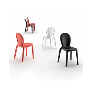 Plust chloè chair set aus 2 outdoor-stühlen aus polyethylen