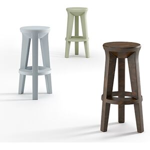 Plust frozen stool outdoor-hocker aus polyethylen, erhältlich mit 3 oder 4