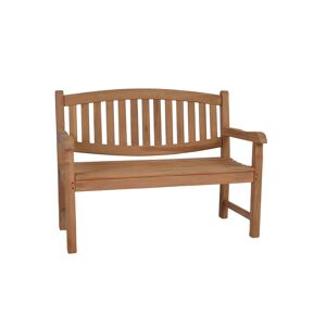 MiaMöbel Teak Bank mit Armlehne 150cm Massivholz Teak Modern