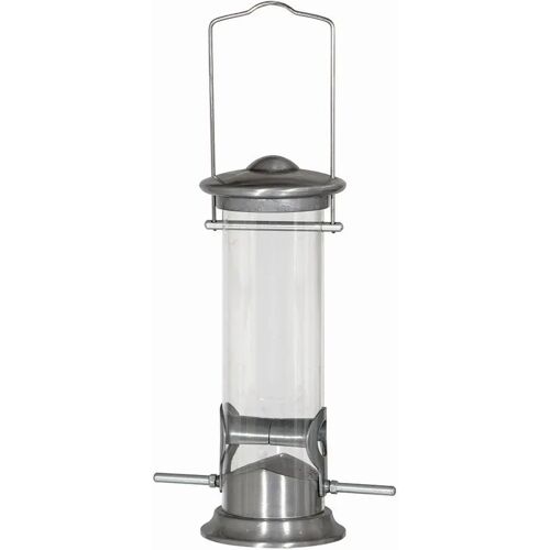 Siena Garden Vogelfuttersäule Aluminium Line für Mischfutter, 24 cm