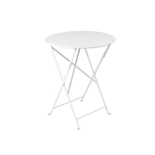 Fermob – Bistro Klapptisch Rund – weiß – Ø 60 cm