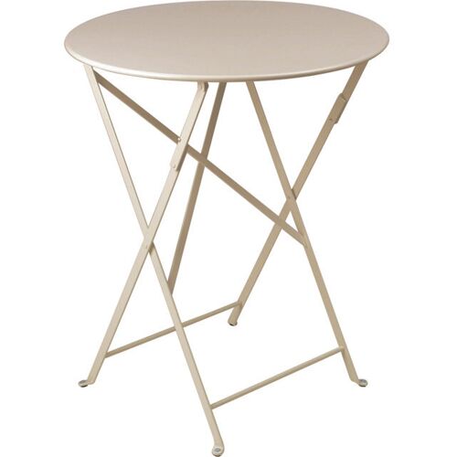 Fermob – Bistro Klapptisch Rund – beige – Ø 60 cm