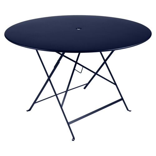 Fermob – Bistro Klapptisch Rund – blau – Ø 117 cm