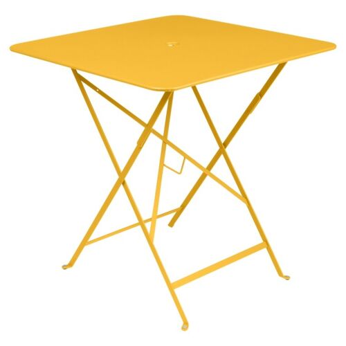 Fermob – Bistro Klapptisch Quadratisch – gelb – 71 x 71 cm
