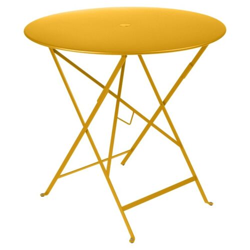 Fermob – Bistro Klapptisch Rund – gelb – Ø 77 cm