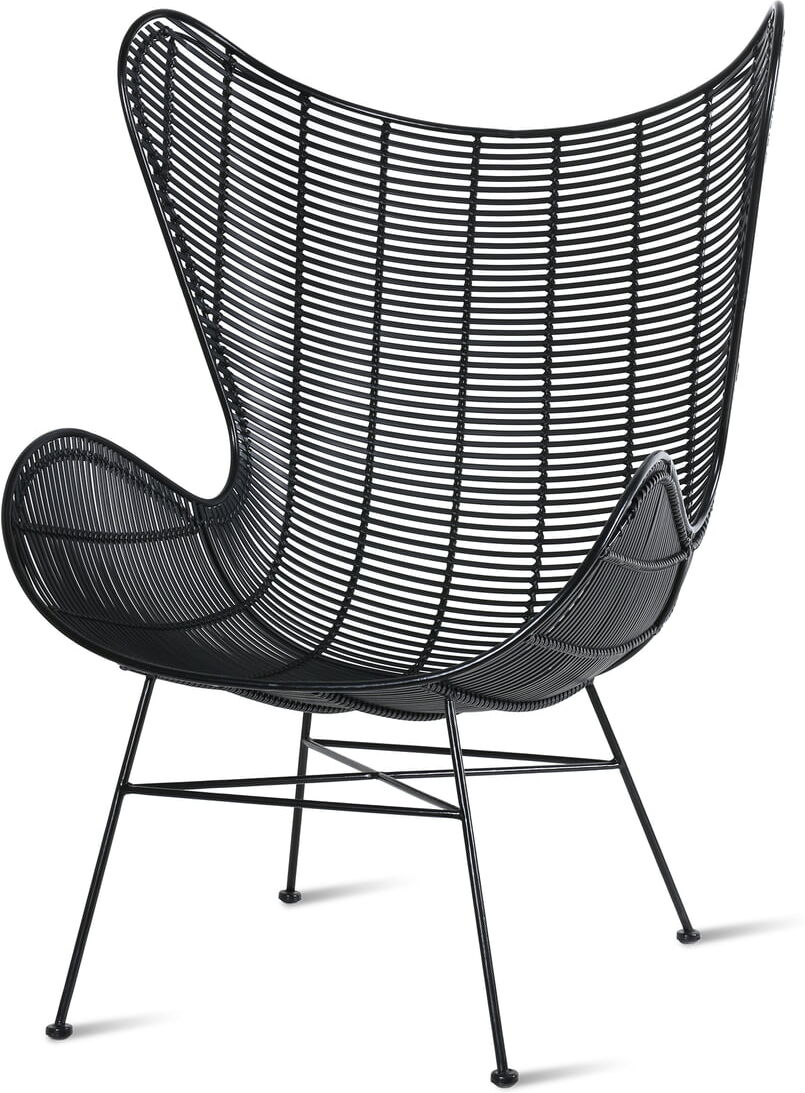 HKliving - Egg Chair Outdoor, schwarz