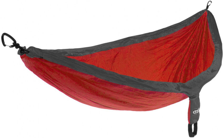 Eno hängematte Doublenest 2,8 x 1,4 m Nylon rot/grau 3 teilig