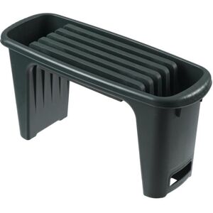 Nature NATUR HDPE knäpall - 2 positioner: sittande och knäande - H 34 x 65,5 x 25 cm - Grön