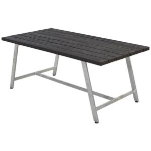 Plus A/S Plus Royal plankebord 177cm havebord genbrugsplast sort 185670-25