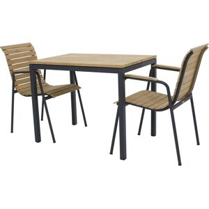 Mandalay Toscana Havebord L.65 Cm + 2 Bellevue, Antracit