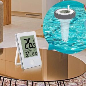 2023 nyt pooltermometer, poolkartermometer, trådløst indendørs og udendørs flydende termometer - Perfet