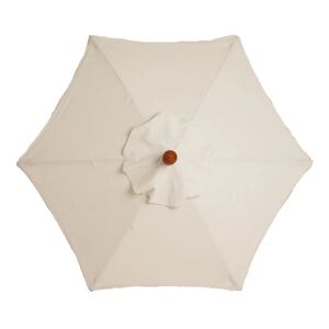 Beige vandtæt erstatningsstof til 6-ribbe 2M parasol med anti-ultraviolet beskyttelse