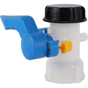 IBC Adapter 60 mm til 60 mm Plasttankventil 1000l, Tanktilslutning 1000 liter til regnvandsbeholder,