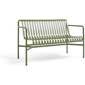 HAY Palissade Dining Bench L: 128 cm - Olive