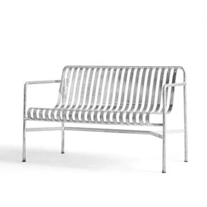 HAY Palissade Dining Bench L: 128 cm - Hot Galvanised Steel