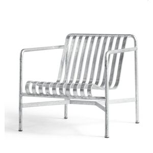 HAY Palissade Lounge Chair Low SH: 38 cm - Hot Galvanised