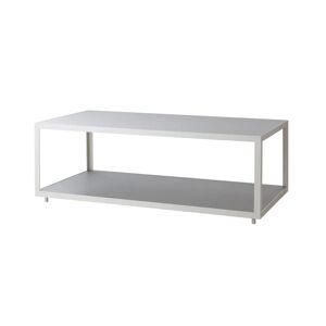 Cane-line Outdoor Level Sofabord 122x62 cm - White/Light Grey