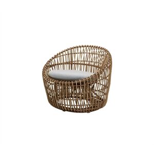 Cane-line Outdoor Nest Round stol SH: 40 cm - Natural/Grey