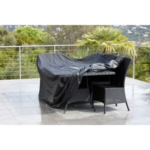 Cane-line Outdoor Cover 3 til Spiseborde op til 210 cm inkl. 6 Stole 215x145 cm - Black