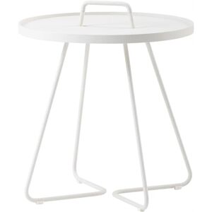 Cane-line Outdoor On-The-Move Sidebord Stor Ø: 52 cm - White