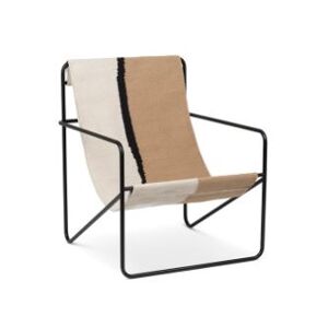 Ferm Living Desert Lounge Chair 63x77,5 cm - Black/Soil