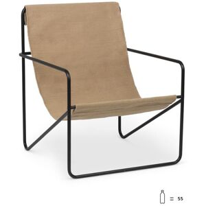 Ferm Living Desert Lounge Chair 63x77,5 cm - Black/Sand