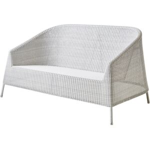 Cane-line Outdoor Kingston 2pers loungesofa - White Grey