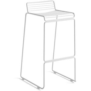 HAY Hee Bar Stool High SH: 75 cm - White