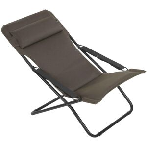 Lafuma Deckchair Transabed SH: 34 cm AirComfort - Taupe