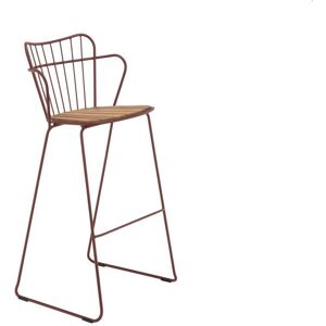 HOUE Paon Bar Stool SH: 78 cm - Paprika