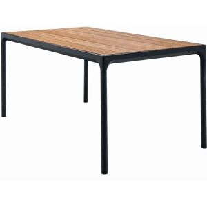 HOUE Four Dining Table 90x160 cm - Alu / Black