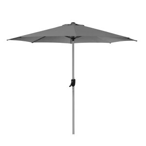 Cane-line Outdoor Sunshade Parasol m/Krank Ø: 300 cm - Anthracite/Mat Anodiseret Aluminium