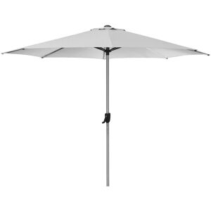 Cane-line Outdoor Sunshade Parasol m/Krank Ø: 300 cm - Dusty White/Mat Anodiseret Aluminium