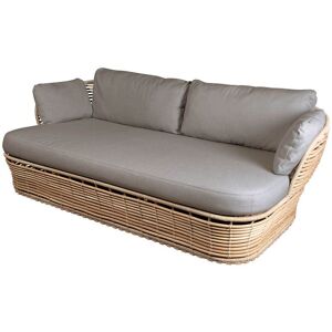 Cane-line Outdoor Basket 2 pers. Sofa inkl. hynder L: 201 cm - Natural/Taupe