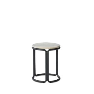 PLEASE WAIT to be SEATED Hardie Stool H: 44 cm - Natural Ash / Black