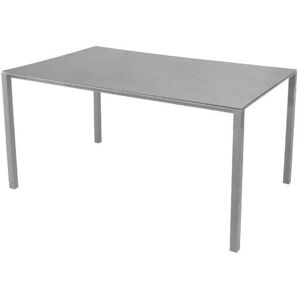 Cane-line Outdoor Pure Havebord 150x90 cm - Light Grey/Concrete Grey Ceramic