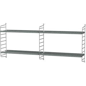 String Furniture Outdoor Reol G 120x50 cm - Galvaniseret