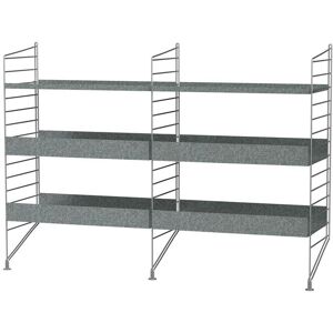 String Furniture Outdoor Reol A 120x85 cm - Galvaniseret