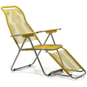 FIAM Spaghetti Outdoor Relax Armchair SH: 38 cm - Yellow